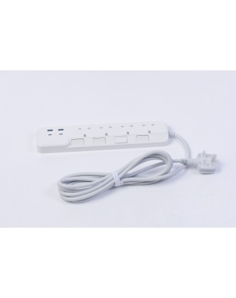 4/6位13A連4位 2 USB + 2 TYPE C 安全拖板
